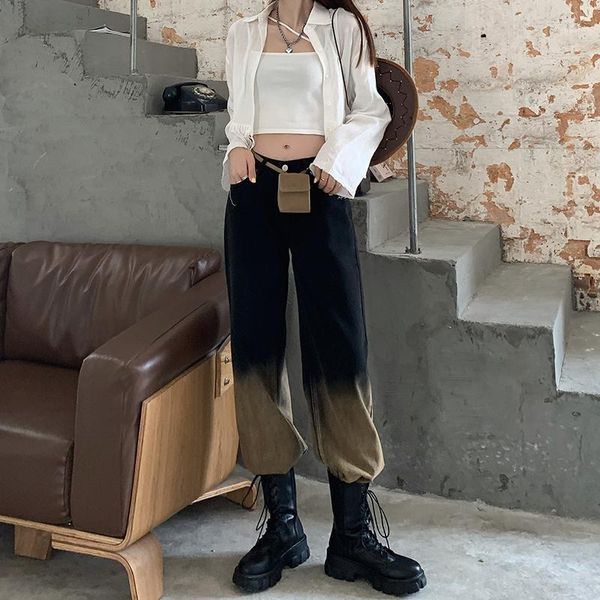 lucyever color block gradient jeans women casual loose straight denim trousers for woman button pockets wide leg pants female1, Blue
lucyever color block gradient jeans women casual loose straight denim trousers for woman button pockets wide leg pants female1, Blue