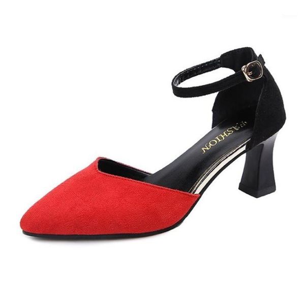 2020 fashion women pumps flock two-piece buckle pointd toe elegant women shoes platform casual ladies wedding pumps size 35-441, Black
2020 fashion women pumps flock two-piece buckle pointd toe elegant women shoes platform casual ladies wedding pumps size 35-441, Black