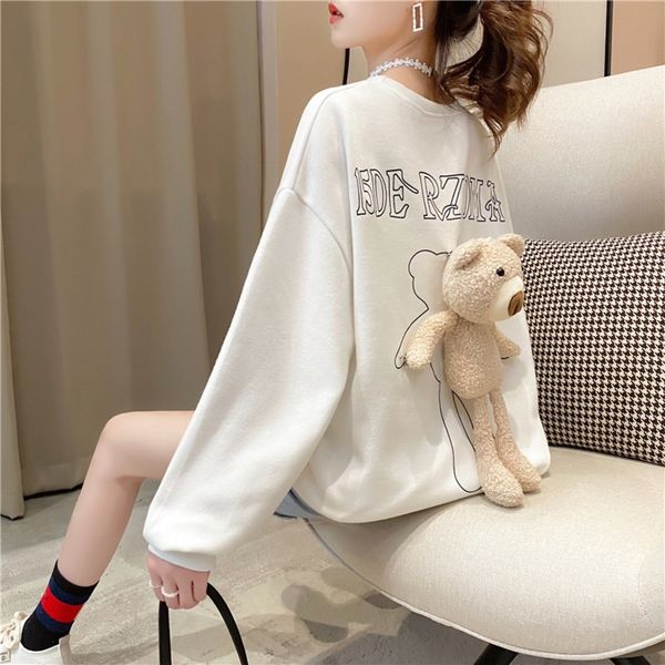 zhdlk korean bear t-shirt t-shirt girlfriends summer fashion short 4bxby new mid-length sense printed design women's ins loose sleeve, Black
zhdlk korean bear t-shirt t-shirt girlfriends summer fashion short 4bxby new mid-length sense printed design women's ins loose sleeve, Black