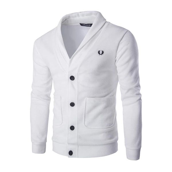 casual men cardigan v neckline regular fit cardigan sweatshirt men long sleeve button solid color knitted sweatshirts, White;black
casual men cardigan v neckline regular fit cardigan sweatshirt men long sleeve button solid color knitted sweatshirts, White;black