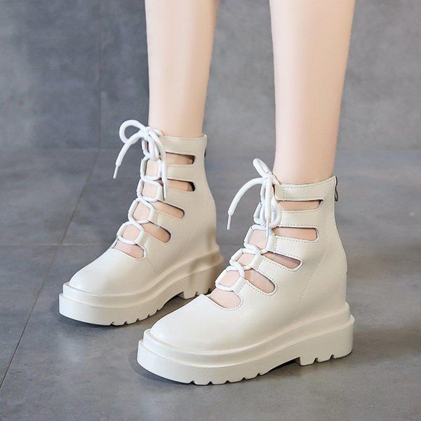 rimocy summer fashion hollow out ankle boots women cross strap height increasing booties woman thick heels platform botas mujer, Black
rimocy summer fashion hollow out ankle boots women cross strap height increasing booties woman thick heels platform botas mujer, Black