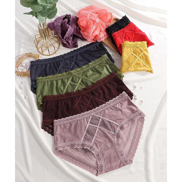 3 pcs women's briefs panties ladies lace underpants women's underpants set of panties slavdodowear sexi panti pink, Black;pink
3 pcs women's briefs panties ladies lace underpants women's underpants set of panties slavdodowear sexi panti pink, Black;pink