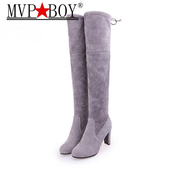 mvp boy 2020 female winter thigh high boots faux suede leather high heels women over the knee botas mujer shoes plus size 34-43, Black
mvp boy 2020 female winter thigh high boots faux suede leather high heels women over the knee botas mujer shoes plus size 34-43, Black