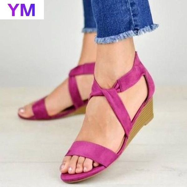 sandals style fashion wedges heel zipper round toe open female outdoor casual size35-43, Black
sandals style fashion wedges heel zipper round toe open female outdoor casual size35-43, Black