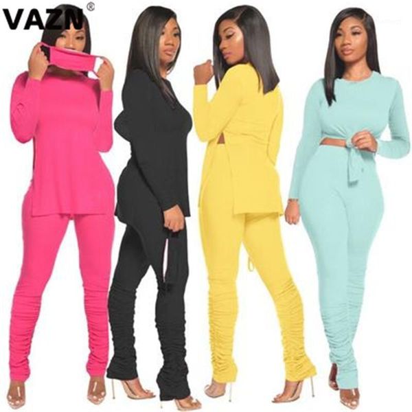 vazn 2020 autumn new plus size high-end energy daily casual young full sleeve long pants tracksuits skinny women 2 piece set1, Gray
vazn 2020 autumn new plus size high-end energy daily casual young full sleeve long pants tracksuits skinny women 2 piece set1, Gray