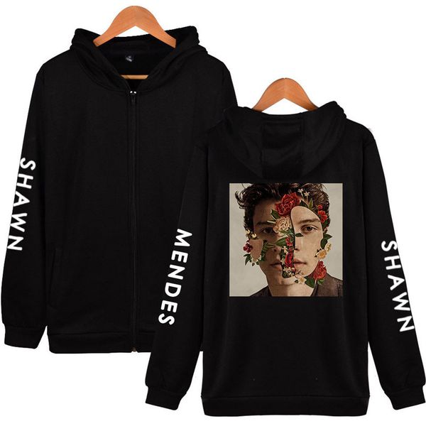 shawn mendes commemorate zipper hoodies coats autumn winter long-sleeved cotton velvet round neck zipper sweatshirt clothes 1014, Black
shawn mendes commemorate zipper hoodies coats autumn winter long-sleeved cotton velvet round neck zipper sweatshirt clothes 1014, Black