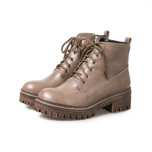 boots deat 2021 autumn and winter fashion casual thick medium heel round toe lace up short shoes women sg1851, Black
boots deat 2021 autumn and winter fashion casual thick medium heel round toe lace up short shoes women sg1851, Black