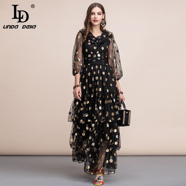 ld linda della autumn vintage black maxi dress women's v neck ruffles dot tiered layer hem mesh a line party gown long dress y200805, Black;pink
ld linda della autumn vintage black maxi dress women's v neck ruffles dot tiered layer hem mesh a line party gown long dress y200805, Black;pink