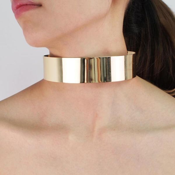 manilai statement torque choker necklace women gold color alloy collar maxi necklace african jewelry chokers big jewelry, Golden;silver
manilai statement torque choker necklace women gold color alloy collar maxi necklace african jewelry chokers big jewelry, Golden;silver