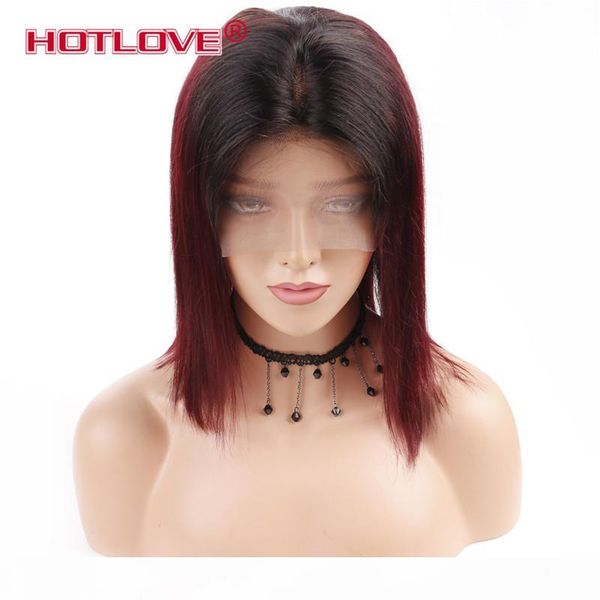 two tone color ombre t1b 99j человеческих волос парики бразильская straight короткие парики боб pre сорванные с младенцем волос 8-14 дюймов, Black;brown
two tone color ombre t1b 99j человеческих волос парики бразильская straight короткие парики боб pre сорванные с младенцем волос 8-14 дюймов, Black;brown