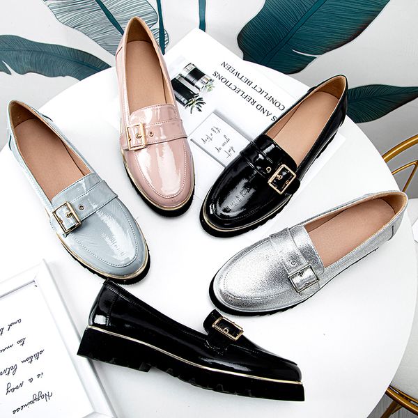 низкая мода высокие каблуки женские кожаные ботинки loafer apartments tgre, Black 
низкая мода высокие каблуки женские кожаные ботинки loafer apartments tgre, Black