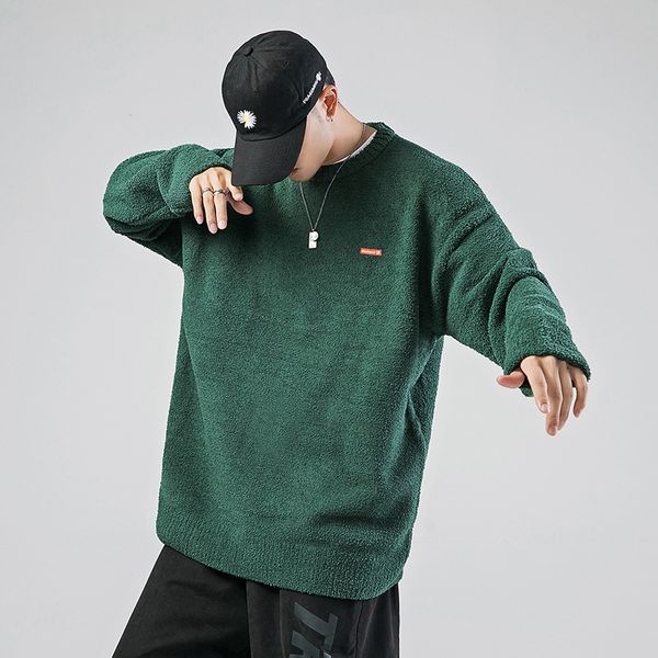2020 knitted sweaters men's released nightgown casual korean male sweater winter neck, White;black
2020 knitted sweaters men's released nightgown casual korean male sweater winter neck, White;black
