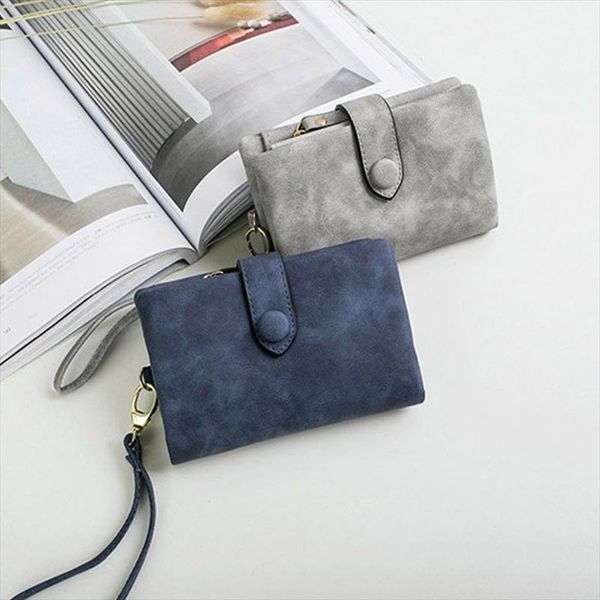 2019 lady tri fold multi card female short style wallet leather simple solid color coin pockets purse clutch new, Red;black
2019 lady tri fold multi card female short style wallet leather simple solid color coin pockets purse clutch new, Red;black
