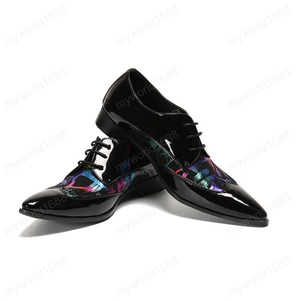 luxury business oxford leather shoes men pointed toe formal dress shoes black fashion real leather wedding brogue shoes for men
luxury business oxford leather shoes men pointed toe formal dress shoes black fashion real leather wedding brogue shoes for men