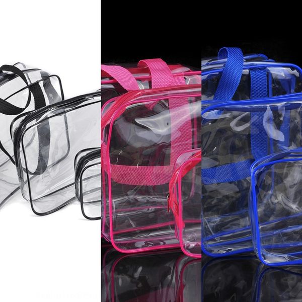 new portable washing travel waterproof transparent pvc cosmetic large capacity h h hand bag three piece set and mother bag pdnrg
new portable washing travel waterproof transparent pvc cosmetic large capacity h h hand bag three piece set and mother bag pdnrg