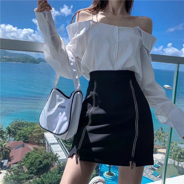 z6oiu autumn 6nrdj suit a chain shirt women's design sense zipper shoulder word solid niche zippershirt zippercolor hip 6nrdj wo, Gray
z6oiu autumn 6nrdj suit a chain shirt women's design sense zipper shoulder word solid niche zippershirt zippercolor hip 6nrdj wo, Gray