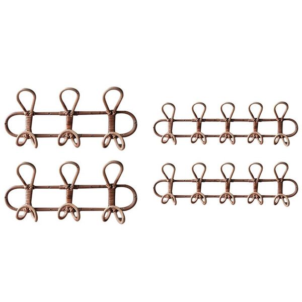 hooks & rails 4 pack handmade rattan hanger wall clothes retro rustic hanging household hook tools 3 5
hooks & rails 4 pack handmade rattan hanger wall clothes retro rustic hanging household hook tools 3 5