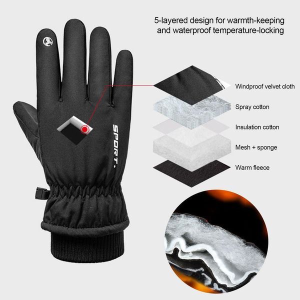 warm motorcycle touchscreen waterproof thermal gloves for winter ourdoor riding cycling hiking mountaineering skiing, Blue;gray
warm motorcycle touchscreen waterproof thermal gloves for winter ourdoor riding cycling hiking mountaineering skiing, Blue;gray
