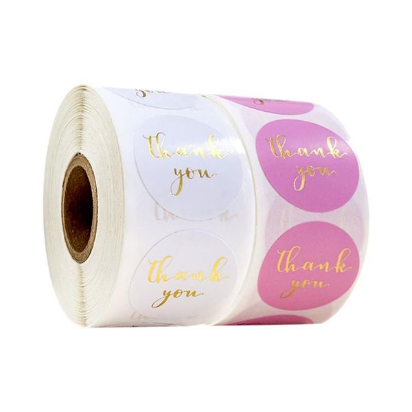 party decoration 500pcs per roll thank you gold foil sticker pink white wedding birthday gift
party decoration 500pcs per roll thank you gold foil sticker pink white wedding birthday gift