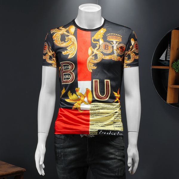 2022 summer new men's round neck short-sleeved t-shirts letter printing cotton fashion trend casual all-match embroidery bottoming shi, White;black
2022 summer new men's round neck short-sleeved t-shirts letter printing cotton fashion trend casual all-match embroidery bottoming shi, White;black