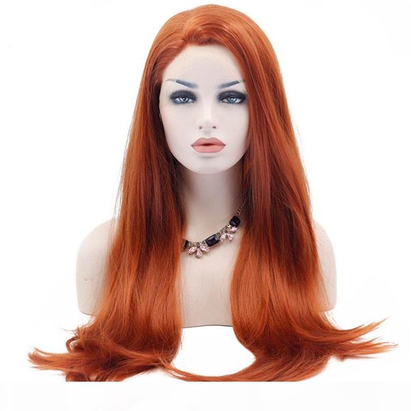 orange lace front wigs heat resistant fiber synthetic long natural straight natural hairline synthetic hair orange wig for white women, Black
orange lace front wigs heat resistant fiber synthetic long natural straight natural hairline synthetic hair orange wig for white women, Black