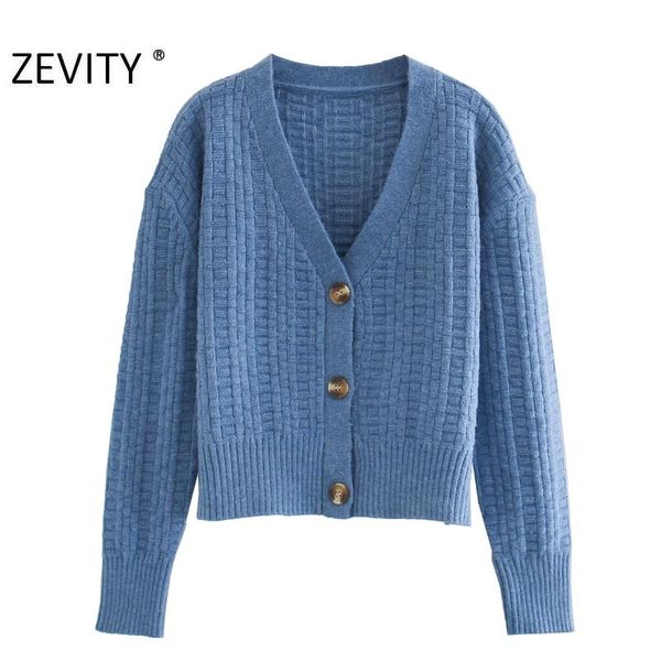 zevity new women vintage v neck texture pattern casual knitting sweater chic femme long sleeve breasted cardigan retro s405, White
zevity new women vintage v neck texture pattern casual knitting sweater chic femme long sleeve breasted cardigan retro s405, White
