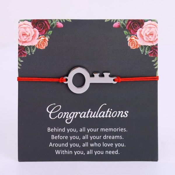 key senior graduate graduation arrow rudder stainless steel charm bracelets women men adjustable jewelry drop shipping, Golden;silver
key senior graduate graduation arrow rudder stainless steel charm bracelets women men adjustable jewelry drop shipping, Golden;silver