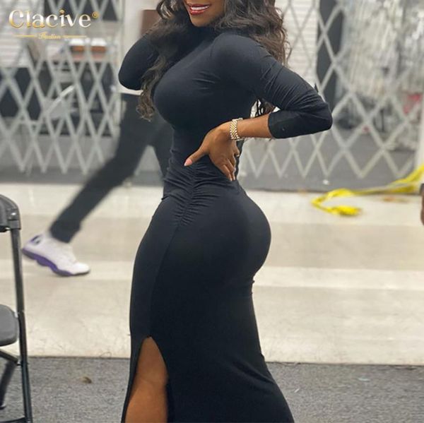 clacive bodycon long sleeve midi dress women fashion casual black o-neck ladies dresses split party club female dress streetwear, Black;gray
clacive bodycon long sleeve midi dress women fashion casual black o-neck ladies dresses split party club female dress streetwear, Black;gray