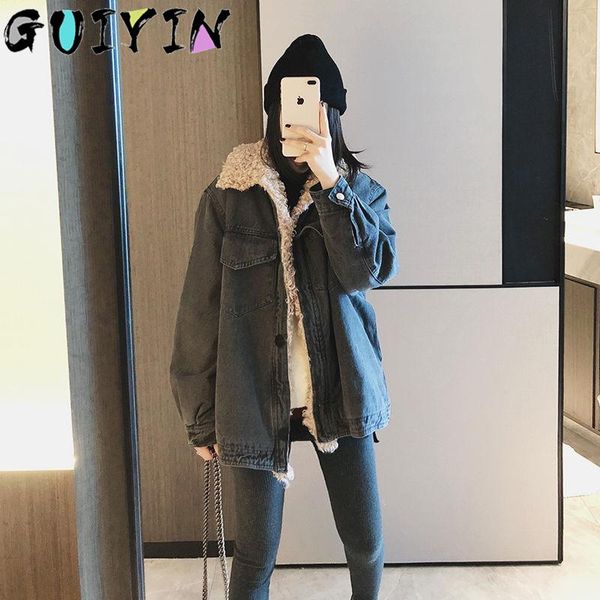 women's denim jackets women autumn winter cotton padded lining crop jackets women new fashion splicing warm winter clothes, Black
women's denim jackets women autumn winter cotton padded lining crop jackets women new fashion splicing warm winter clothes, Black