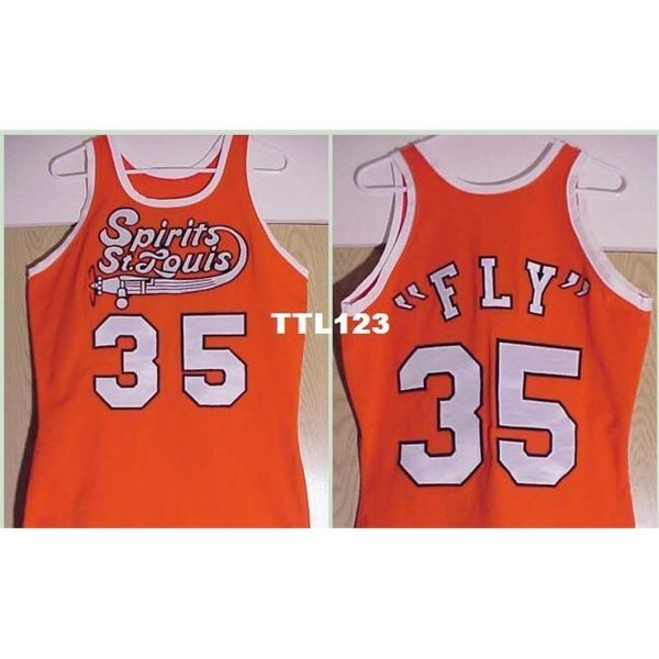 vintag st. louis #35 fly williams white orange 1974-75 mesh fabric full embroidery size s-4xl or custom any name or number college jersey, Black 
vintag st. louis #35 fly williams white orange 1974-75 mesh fabric full embroidery size s-4xl or custom any name or number college jersey, Black