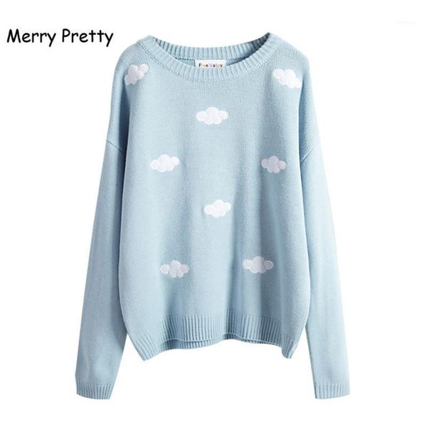 merry pretty women winter autumn clouds sky embroidery sweater candy color pullovers solid loose ladies warm knitting sweaters1, White;black
merry pretty women winter autumn clouds sky embroidery sweater candy color pullovers solid loose ladies warm knitting sweaters1, White;black