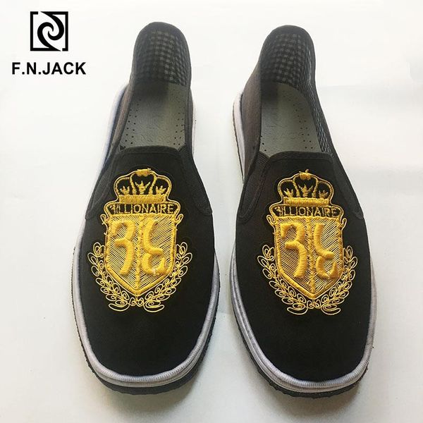 f.n.jack men hiking flat mens light driving shoes casual man loafers basic slip on comfortable cotton fabric, Black
f.n.jack men hiking flat mens light driving shoes casual man loafers basic slip on comfortable cotton fabric, Black