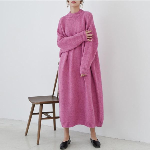 casual dresses johnature winter korean plus size women knitting long 2021 simple loose solid color pullover dress, Black;gray
casual dresses johnature winter korean plus size women knitting long 2021 simple loose solid color pullover dress, Black;gray