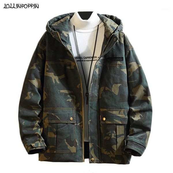 men hooded camouflage jacket vintage cotton twill front flap pockets camo pattern mens cargo jacket adjustable cuffs black1, Black;brown
men hooded camouflage jacket vintage cotton twill front flap pockets camo pattern mens cargo jacket adjustable cuffs black1, Black;brown