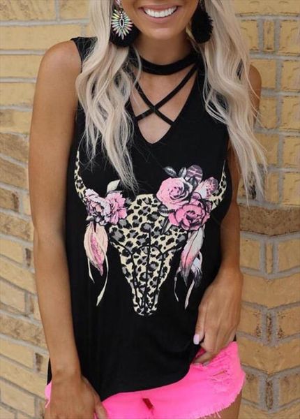 summer 2020 tees women tank leopard printed cattle floral tanks criss cross sleeveless tank female black tee, White
summer 2020 tees women tank leopard printed cattle floral tanks criss cross sleeveless tank female black tee, White