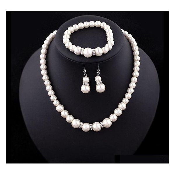 luxury faux pearl jewelry sets bride wedding fake artificial pearl beads chains necklaces bracelet earrings women engagement jewelry kb9vl, Slivery;golden
luxury faux pearl jewelry sets bride wedding fake artificial pearl beads chains necklaces bracelet earrings women engagement jewelry kb9vl, Slivery;golden