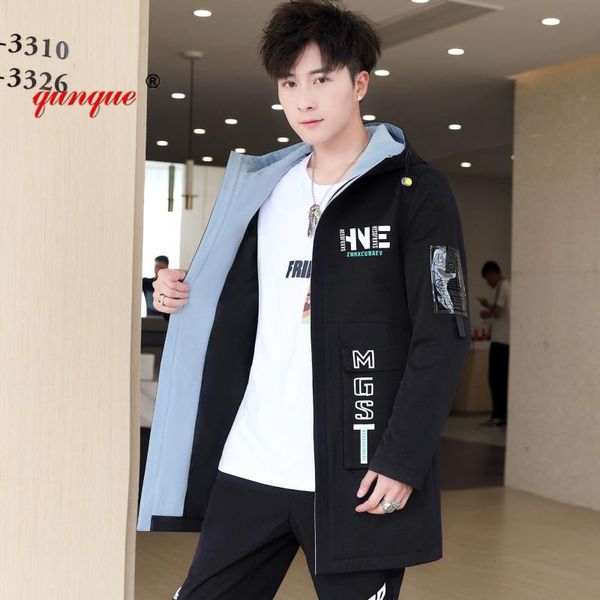 qunque 2020 new fall/winter plus size men's plus velvet thick coat youth jacket mid-length windbreaker fashion, Tan;black
qunque 2020 new fall/winter plus size men's plus velvet thick coat youth jacket mid-length windbreaker fashion, Tan;black