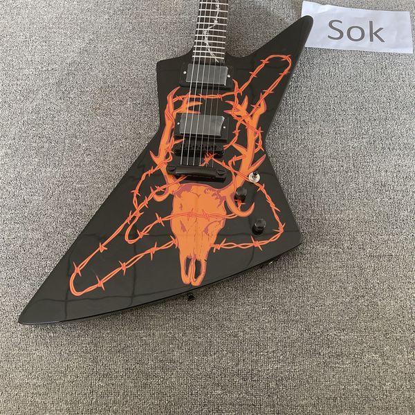 guitarra eléctrica personalizable con diapasón, instrumento musical personalizado, color black, con diseño de llamas, hardware
guitarra eléctrica personalizable con diapasón, instrumento musical personalizado, color black, con diseño de llamas, hardware