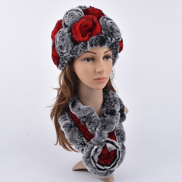 beanie/skull caps winter rex fur scarf hat sets for women rose flower thick warm real female beanies ladies cap scarves set, Blue;gray
beanie/skull caps winter rex fur scarf hat sets for women rose flower thick warm real female beanies ladies cap scarves set, Blue;gray