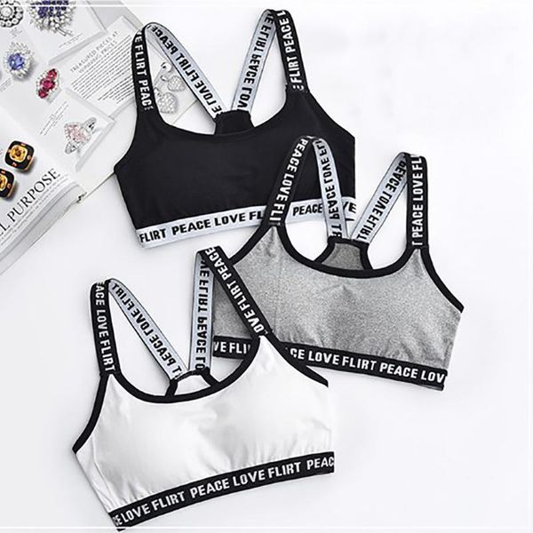 gym clothing women's wide shoulder straps racerback sports bra running shockproof prevent sagging without rims yoga vest crop 1, White;black
gym clothing women's wide shoulder straps racerback sports bra running shockproof prevent sagging without rims yoga vest crop 1, White;black