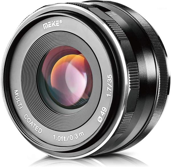 meike 35mm f1.7 large aperture manual prime fixed lens aps-c micro single lens for canon nikon sony fuji m4/31
meike 35mm f1.7 large aperture manual prime fixed lens aps-c micro single lens for canon nikon sony fuji m4/31