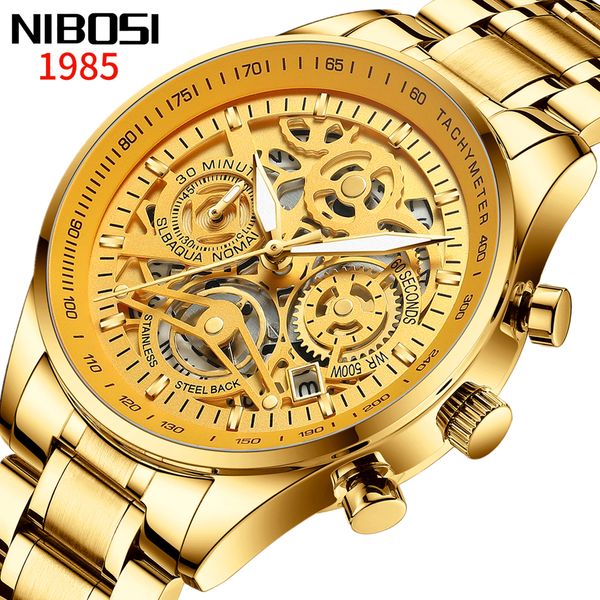 nibosi men watches relogio masculino brand luxury luminous display waterproof watches sport chronograph quartz wrist watch, Slivery;brown
nibosi men watches relogio masculino brand luxury luminous display waterproof watches sport chronograph quartz wrist watch, Slivery;brown
