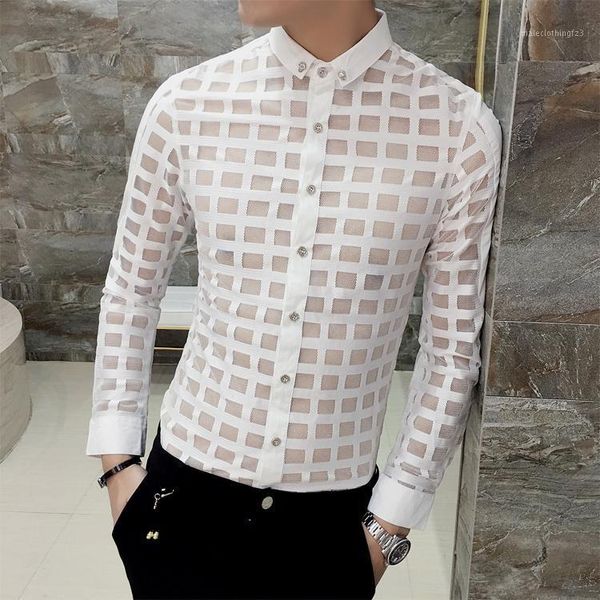 men's casual shirts 2021 men's clothing singer bigbang fashion hair stylist the host personality lace shirt slim costume costumes1, White;black
men's casual shirts 2021 men's clothing singer bigbang fashion hair stylist the host personality lace shirt slim costume costumes1, White;black