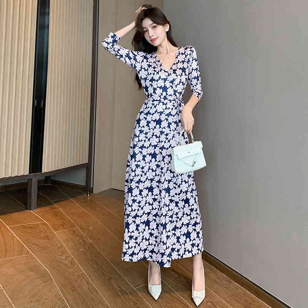 v-neck three-quarter sleeve floral korea women bohemian beach wrap dress lace-up slim waist elegant ladies holiday dress clothes, Black;gray
v-neck three-quarter sleeve floral korea women bohemian beach wrap dress lace-up slim waist elegant ladies holiday dress clothes, Black;gray