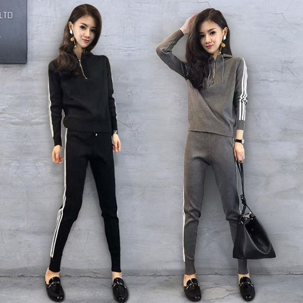 women's tracksuits 2021 autumn casual sportswear suit hooded running two-piece for and winter, Gray
women's tracksuits 2021 autumn casual sportswear suit hooded running two-piece for and winter, Gray