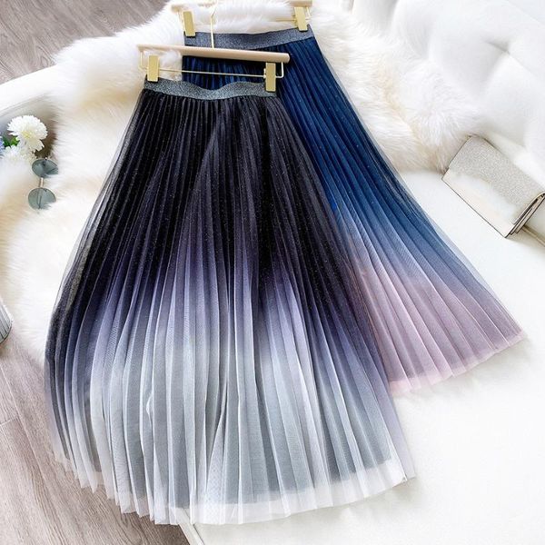 skirts fashion black gradient mesh skirt female summer thin a line long high waist pleated elegant shiny maxi tulle girls1
skirts fashion black gradient mesh skirt female summer thin a line long high waist pleated elegant shiny maxi tulle girls1