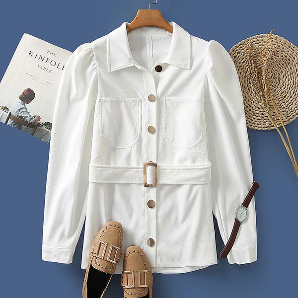 2021 new spring autumn women cotton corduroy coat with belt single-breasted vintage jacket pocket female outwear parkas b9vr, Black;brown
2021 new spring autumn women cotton corduroy coat with belt single-breasted vintage jacket pocket female outwear parkas b9vr, Black;brown