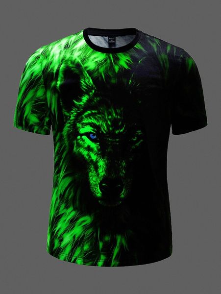 men wolf print tee v5nc#, White;black
men wolf print tee v5nc#, White;black