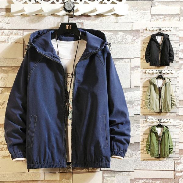 men's jackets 2021 spring streetwear fashion mens jacket simple design black navy zipepr hooded coats m-3xl, Black;brown
men's jackets 2021 spring streetwear fashion mens jacket simple design black navy zipepr hooded coats m-3xl, Black;brown