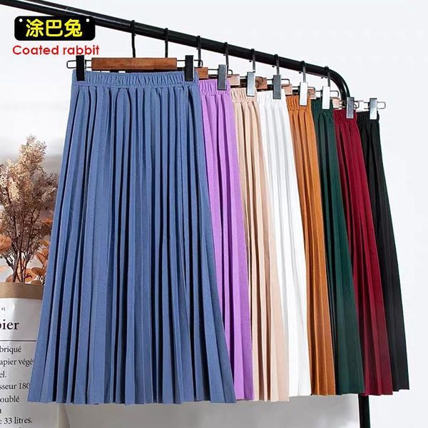 skirts cr pleated womens high waist elastic vintage women mid-calf skirt streetwear autumn 2021 solid color1, Black
skirts cr pleated womens high waist elastic vintage women mid-calf skirt streetwear autumn 2021 solid color1, Black